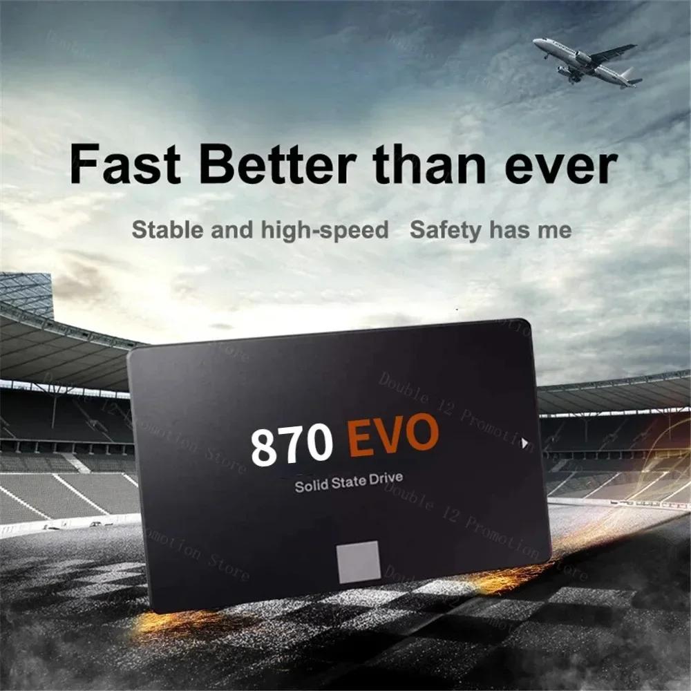 Ʈ ũž Ʈ ̴ PC ǻͿ  870 EVO SSD, 250GB, 500GB, 1TB, 2TB, 4TB ũ ϵ ̺, 560 MB/s, SATA3, 2.5 ġ
